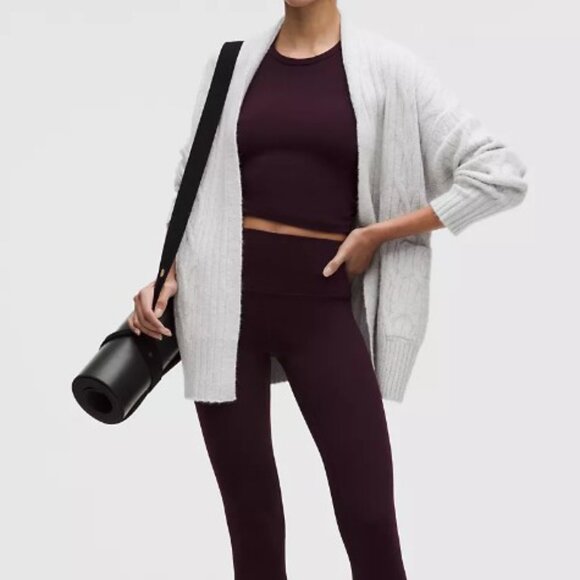 lululemon women's Alpaca-Blend Tie-Front Long Cardigan - Picture 2 of 4